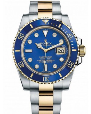 AAA Replica Rolex Oyster Perpetual Submariner Date Mens Watch 116613LB