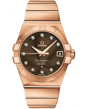 AAA Replica Omega Constellation Chronometer 38mm Mens Watch 123.50.38.21.63.001