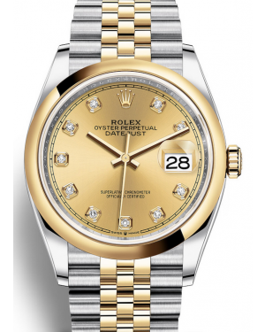 AAA Replica Rolex Datejust 36mm Automatic Mens Watch 126203-0017