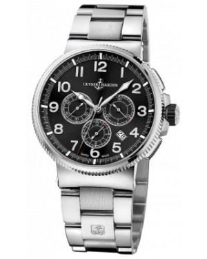 AAA Replica Ulysse Nardin Marine Chronograph Manufacture 43mm Mens Watch 1503-150-7m/62