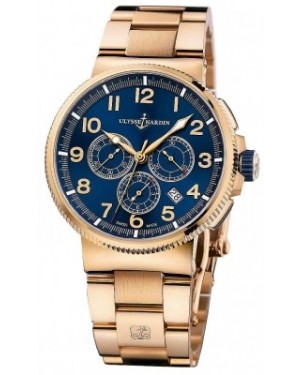 AAA Replica Ulysse Nardin Marine Chronograph Manufacture 43mm Mens Watch 1506-150-8m/63