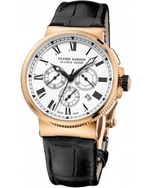 AAA Replica Ulysse Nardin Marine Chronograph Manufacture 43mm Mens Watch 1506-150/LE