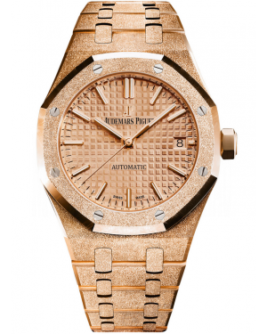 AAA Replica Audemars Piguet Royal Oak Frosted Gold Selfwinding Watch 15454OR.GG.1259OR.03