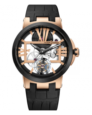 AAA Replica Ulysse Nardin Executive Skeleton Tourbillon Watch 1712-139