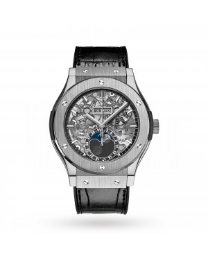 Swiss Hublot Classic Fusion Aero Fusion Moonphase Titanium 517.NX.0170.LR 45mm