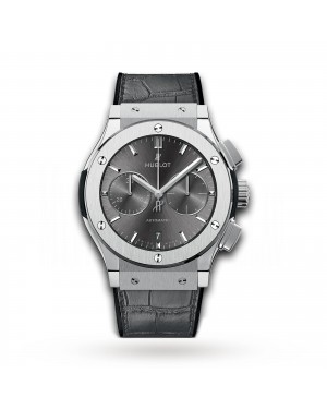 Swiss Hublot Classic Fusion Racing Grey Chronograph Titanium 521.NX.7071.LR 45mm
