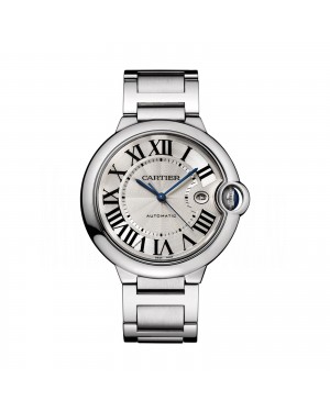 Swiss Ballon Bleu de Cartier watch, 42 mm, steel