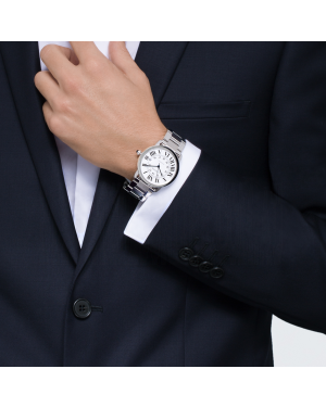 Swiss Ronde Solo de Cartier watch, 42 mm, steel