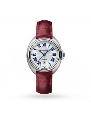 Swiss Clé de Cartier watch, 31 mm, steel