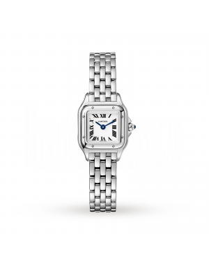 Swiss Panthère de Cartier watch, Mini, Steel