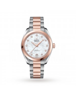 Swiss Omega Seamaster Aqua Terra 150m Co-Axial 34mm Ladies Watch O22020342055001
