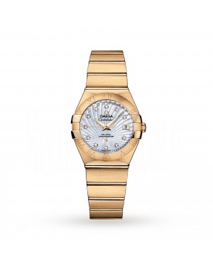 Swiss Omega Constellation Co-Axial 27mm Ladies Watch O12350272055002