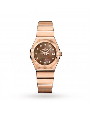Swiss Omega Constellation Co-Axial 27mm Ladies Watch O12350272057001