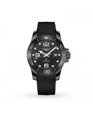 Swiss Longines All-black HydroConquest 43mm Mens Watch L37844569