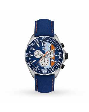 TAG Heuer Formula 1 Gulf Special Edition 43mm Mens Watch CAZ101N.FC8243