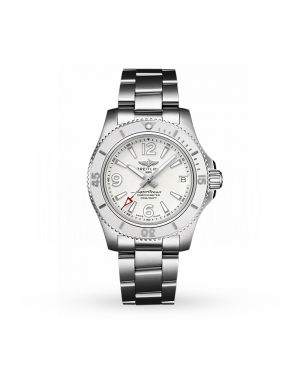 Swiss Breitling Watch Superocean Automatic 36 White Professional III A17316D21A1A1