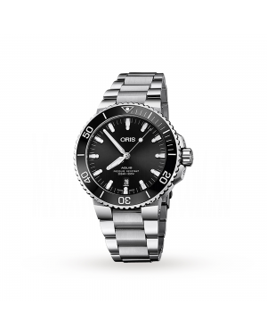 Swiss Oris Aquis Diver Stainless Steel Mens Watch