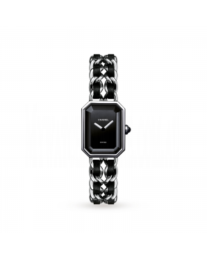 Swiss Designer Premiere Steel and Leather Watch