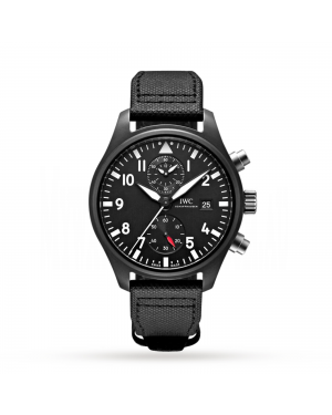 Swiss IWC Pilot's TOP GUN 44mm Mens Watch IW389001