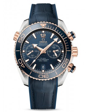 AAA Replica Omega Seamaster Planet Ocean 600M Co-Axial Master Chronograph Two Tone Watch 215.23.46.51.03.001