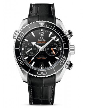 AAA Replica Omega Seamaster Planet Ocean 600M Chronometer Chronograph Black Watch 215.33.46.51.01.001