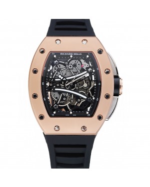 Richard Mille RM 61-01 Yohan Blake Limited Edition Gold Case Black Bracelet 1454203