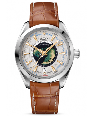 AAA Replica Omega Seamaster Aqua Terra 150M Master Chronometer Worldtimer Watch 220.93.43.22.99.001