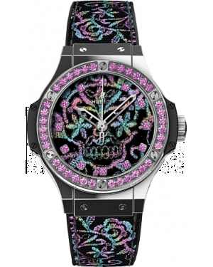 AAA Replica Hublot Big Bang Broderie Sugar Skull Steel Watch 343.SS.6599.NR.1233