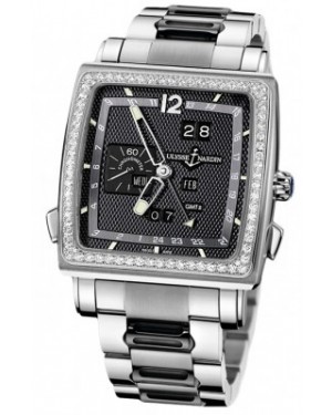 AAA Replica Ulysse Nardin Quadrato Dual Time Perpetual Mens Watch 320-90b-8m/62