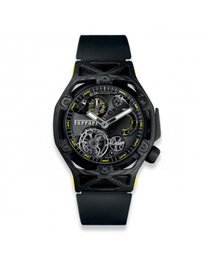 AAA Replica Hublot Techframe Ferrari Tourbillon Chronograph Carbon Watch 408.QU.0129.RX