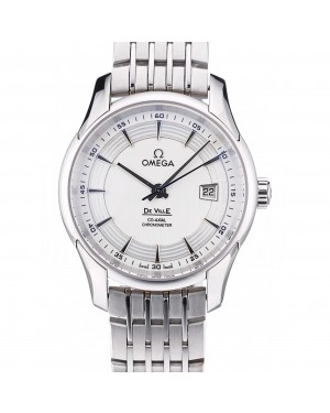 Omega Swiss DeVille Stainless Steel Bezel White Dial 7601