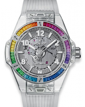 AAA Replica Hublot Big Bang One Click Sapphire Rainbow Ladies Watch 465.JX.4802.RT.4099