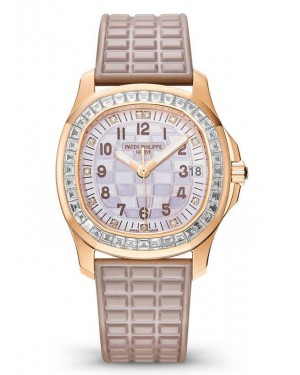 AAA Replica Patek Philippe Aquanaut Rose Gold Ladies Watch 5072R-001