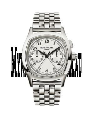 AAA Replica Patek Philippe Split-Seconds Chronograph Stainless Steel Silver Bracelet Watch 5950/1A-001