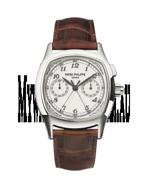 AAA Replica Patek Philippe Split-Seconds Chronograph Stainless Steel Silver Watch 5950A-001