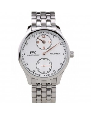 IWC Regulateur White Dial Stainless Steel Bracelet