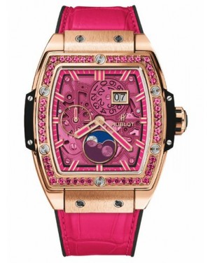 AAA Replica Hublot Spirit Of Big Bang Moonphase King Gold Pink Watch 647.OX.7381.LR.1233