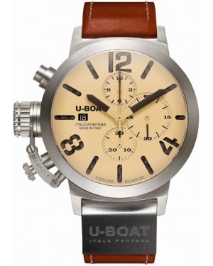 AAA Replica U-Boat Classico 48 Chrono Sterling Silver Limited Edition Watch 6918