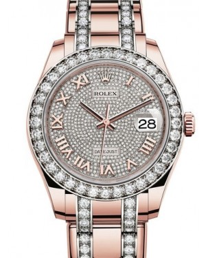 AAA Replica Rolex Oyster Perpetual Pearlmaster 39mm Ladies Watch 86285