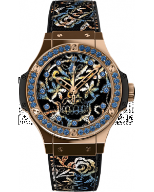 AAA Replica Hublot Big Bang Broderie Sugar Skull Gold Watch 343.PS.6599.NR.1201