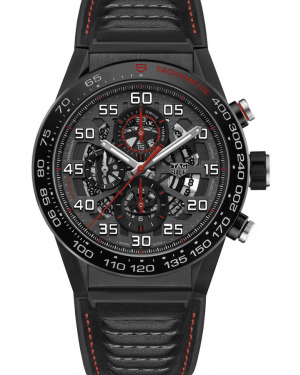 AAA Replica Tag Heuer Carrera Caliber Heuer 01 Skeleton 45mm Mens Watch CAR2A1H.FT6101
