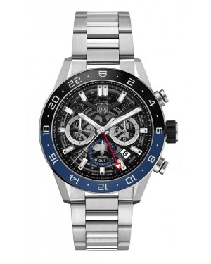 AAA Replica TAG Heuer Carrera Heuer 02 Chronograph GMT Watch CBG2A1Z.BA0658