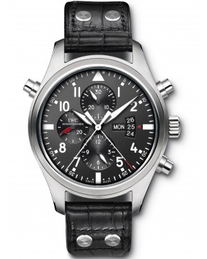 AAA Replica IWC Pilot's Double Chronograph Mens Watch IW377801