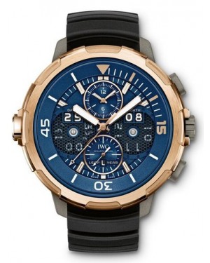 AAA Replica IWC Aquatimer Perpetual Calendar Blue Dial Automatic Watch IW379402