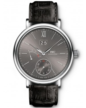 AAA Replica IWC Portofino Hand Wound Big Date Eight Days 45mm Mens Watch IW516101