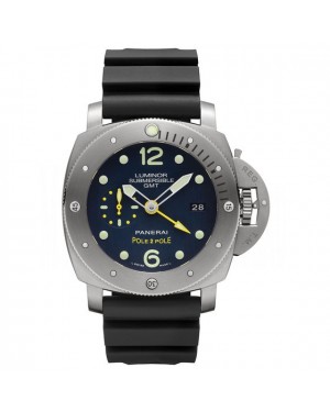 AAA Replica Panerai Luminor Submersible 1950 3 Days GMT Automatic Titanio Pole2Pole Mens Watch PAM00719