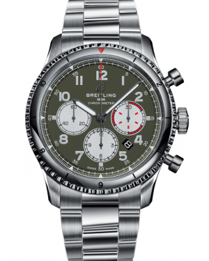 AAA Replica Breitling Aviator 8 B01 Chronograph 43 Curtiss Warhawk Watch AB01192A1L1A1
