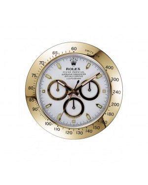 Rolex Daytona Cosmograph Wall Clock Gold-White 621911