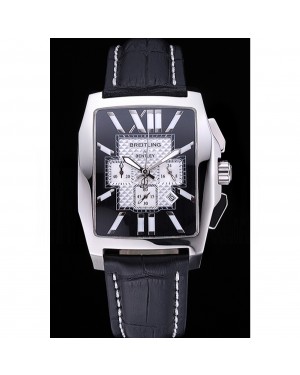 Breitling Bentley Flying B Chronograph Leather Bracelet Watch 622330