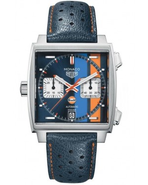 AAA Replica Tag Heuer Monaco Calibre 11 Gulf Special Edition Watch CAW211R.FC6401